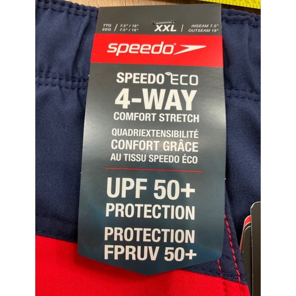 NWT Men's Speedo Marina Flex Volley Swim Shorts XXL - Picture 8 of 11